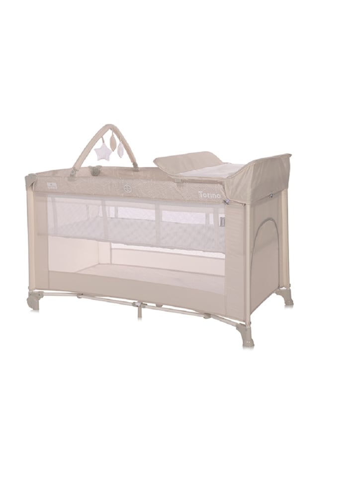 Lorelli Reisebett Torino plus 2 Ebenen in braun günstig kaufen 60x120 cm