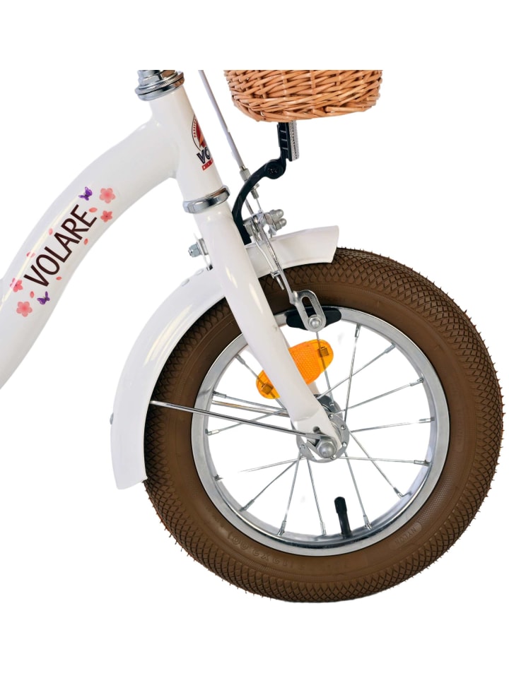 Volare Kinderfahrrad Blossom für Mädchen 12 Zoll Kinderrad in Weiß 3 Jahre günstig kaufen onesize