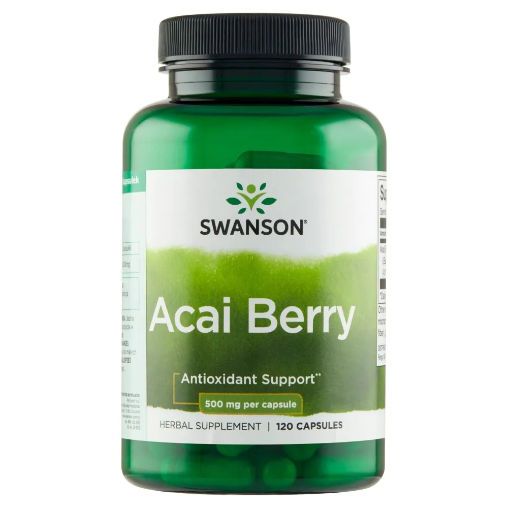 „Swanson“ acai uogų 500 mg kapsulės