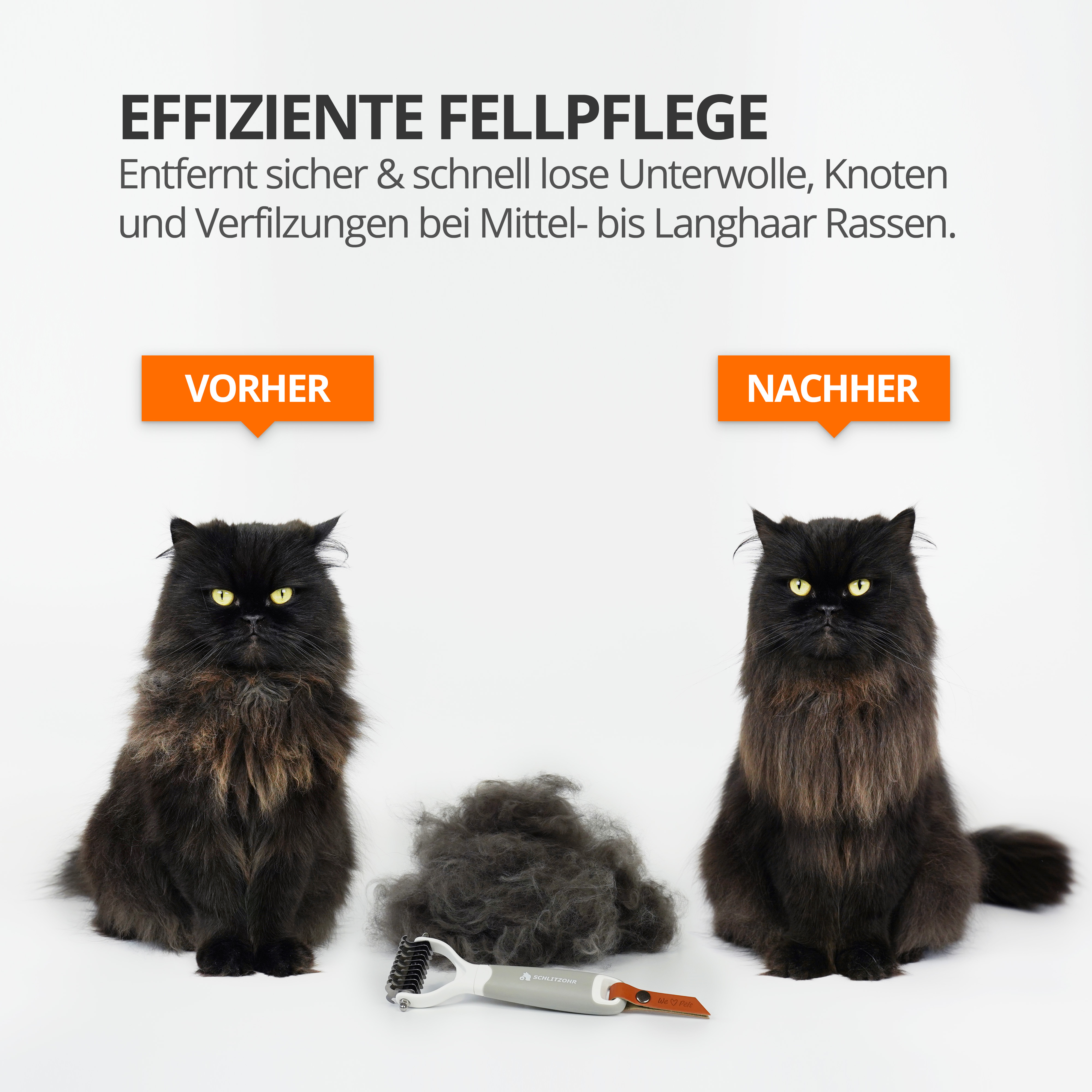 Schlitzohr Fellpflege Schlitzohr Unterfellbürste Cookie