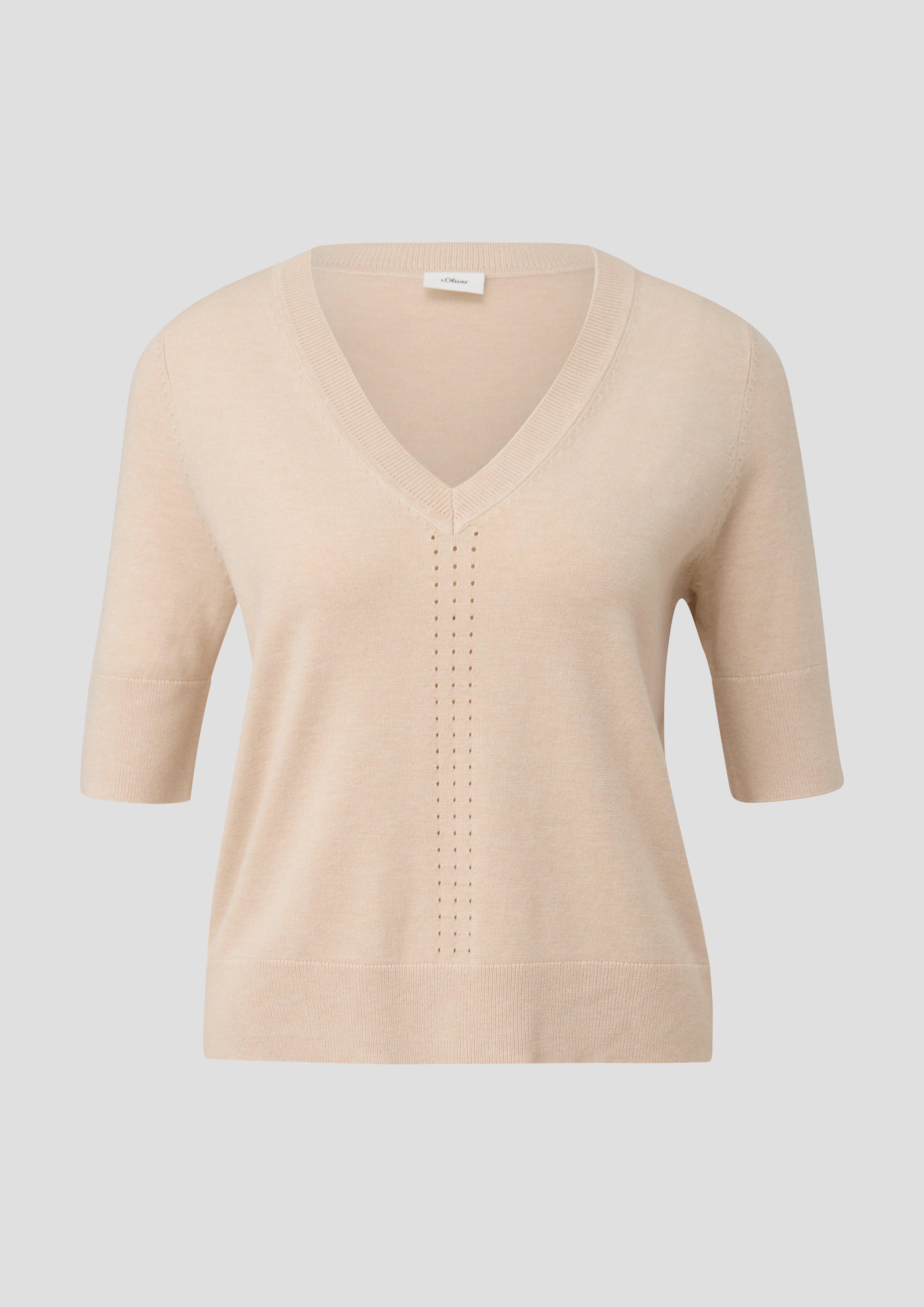 Strickshirt mit Lochmuster  2145579-81W0