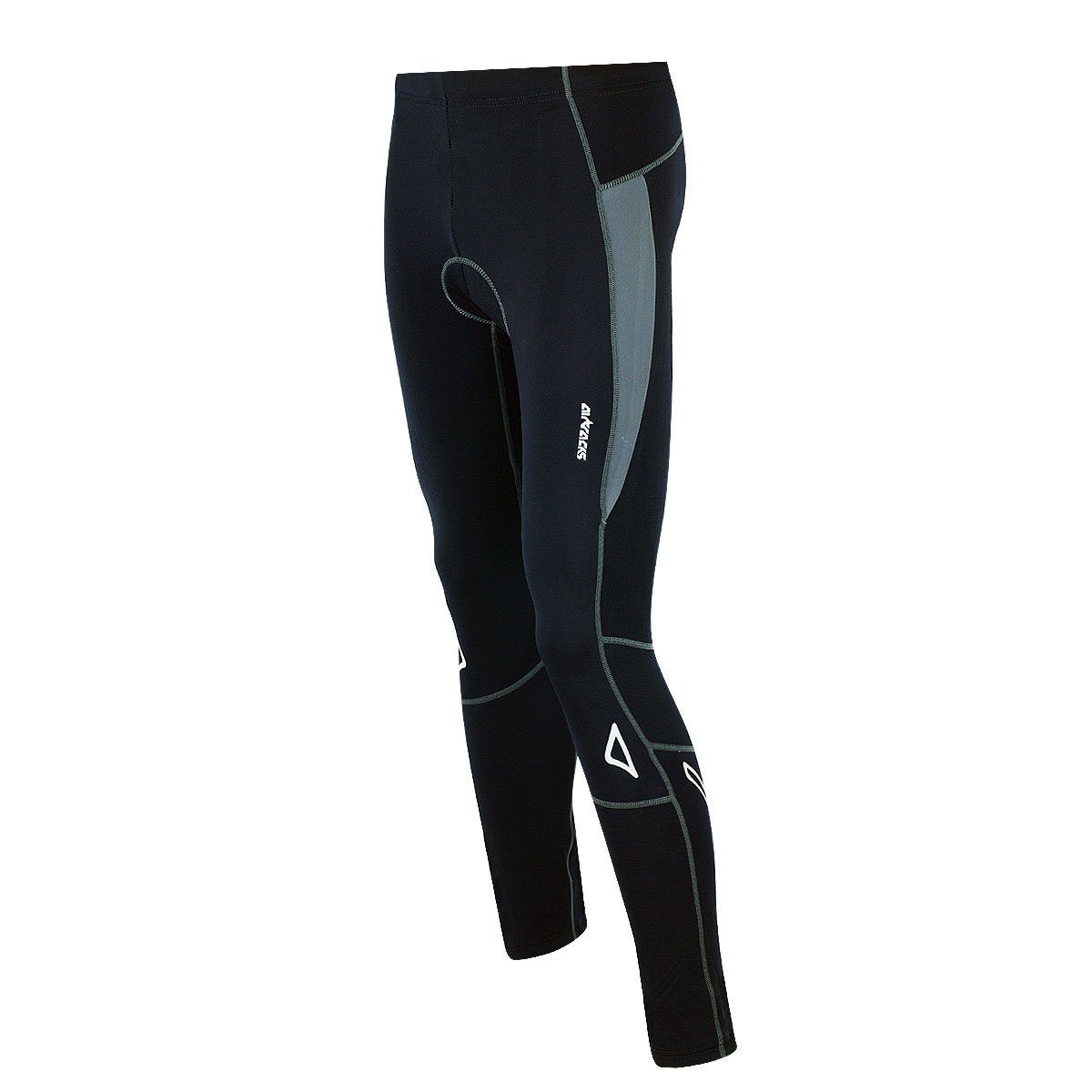 Airtracks Fahrradhose Herren Thermo Fahrradhose Lang Pro T Radhose für kalte Touren Herbst-Winter, 3D Gepolstert  S M L XL XXl XXXL