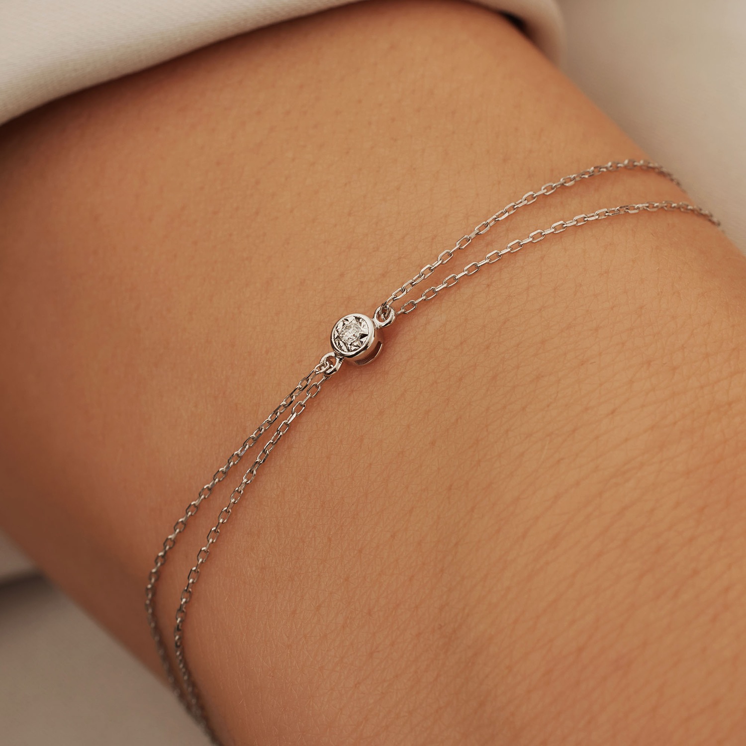 De la Paix Armband - 585 Gold / 14 Karat Gold
