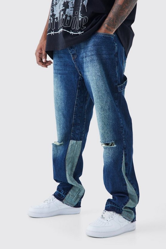 Plus Jeans mit geradem Bein