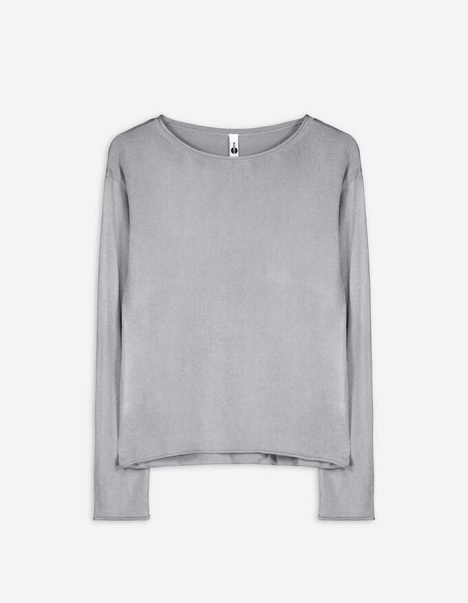 Strickpullover - Gerollte Abschlüsse
