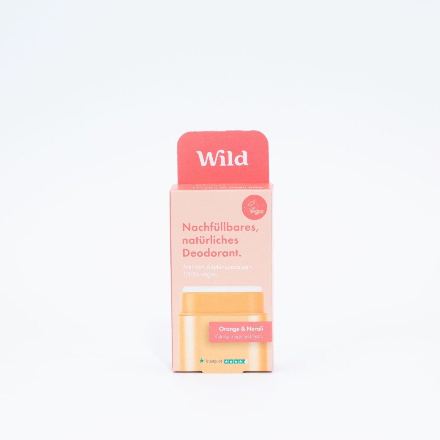 Deo Startpaket: Behälter Coral & Orange Refill Deo