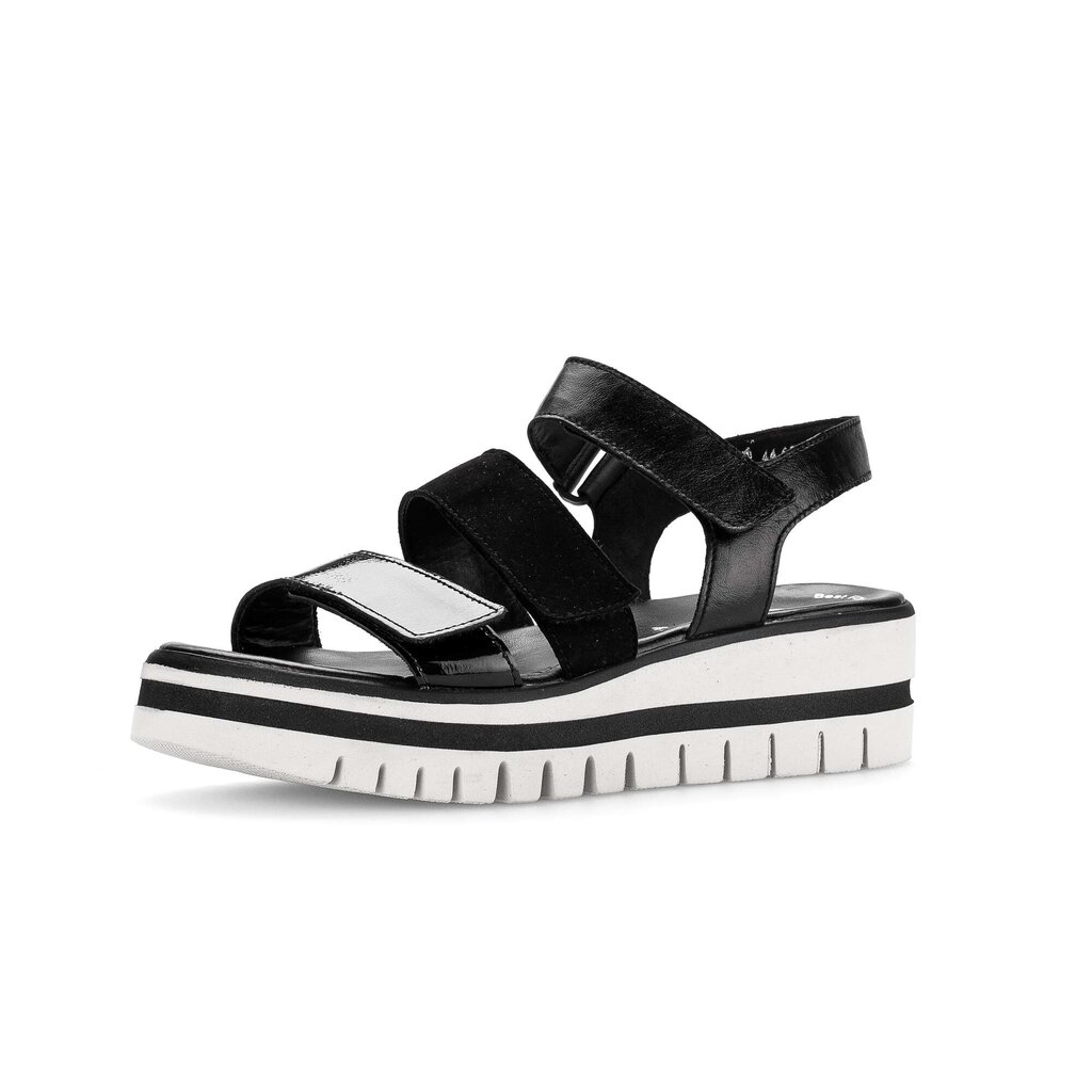 Gabor fashion Plateau Sandale schwarz