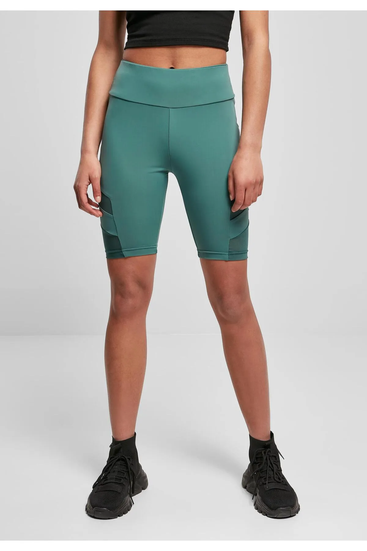 Urban Classics  Kurze Sporthose - Grün - Hoher Bund