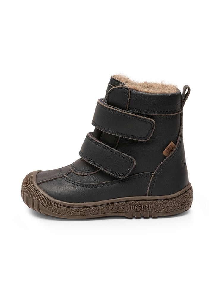 bisgaard Leder-Winterboots in Dunkelblau günstig kaufen