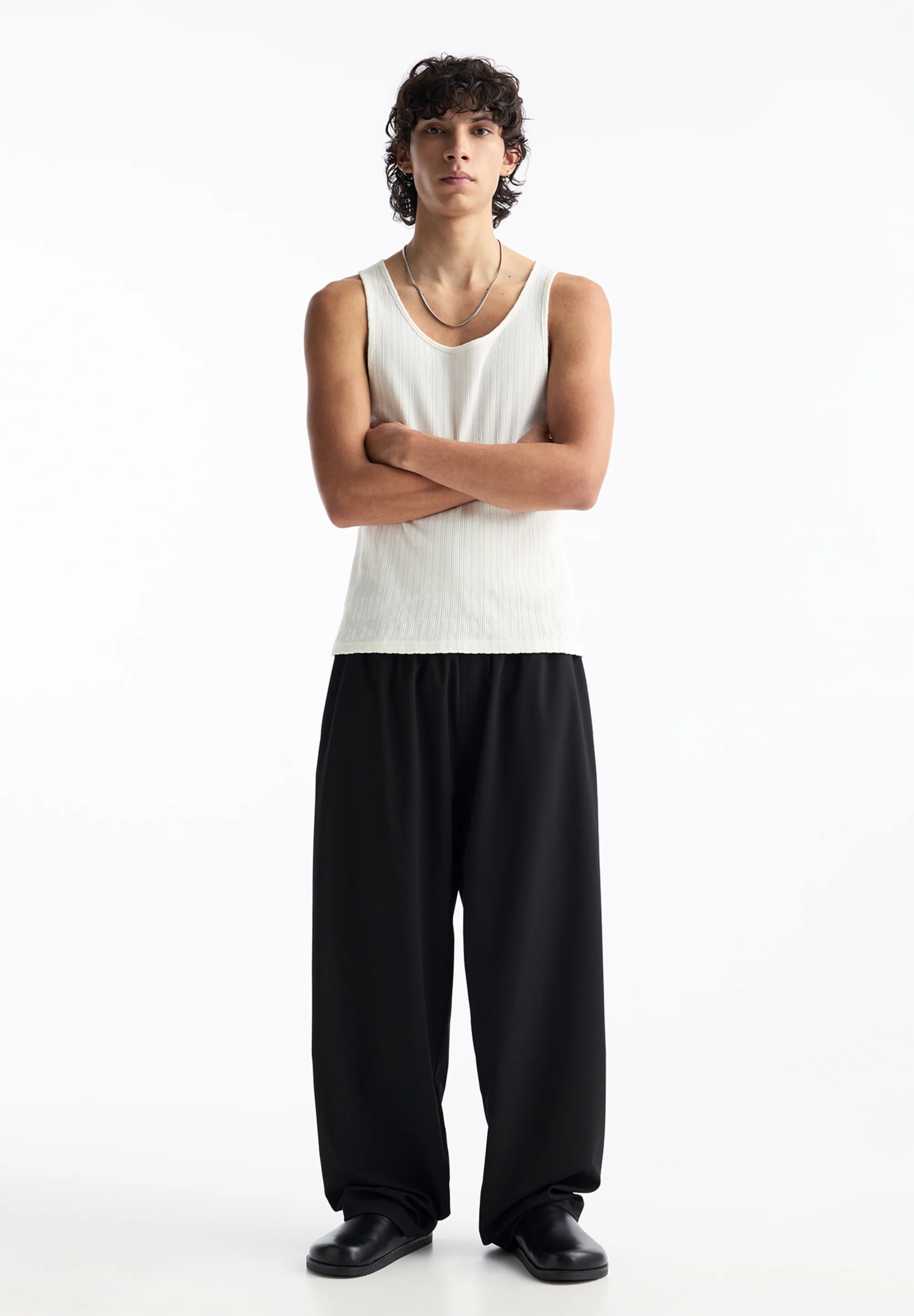 PULL&BEAR BAGGY TAILORED FIT - Pantalones