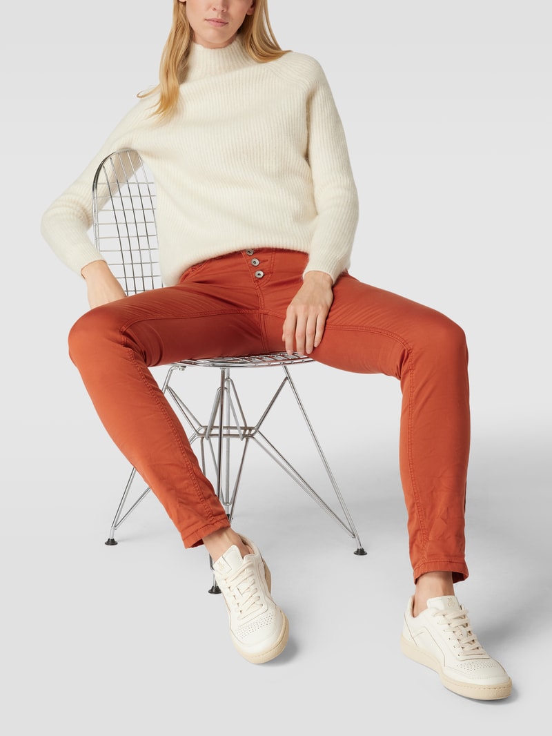 Hose im 5-Pocket-Design Modell 'MALIBU' in rostrot