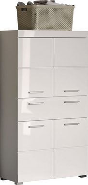 INOSIGN Midischrank Avena Breite 73 cm, Badezimmerschrank mit 1 großen Schubkasten und 4 Türen