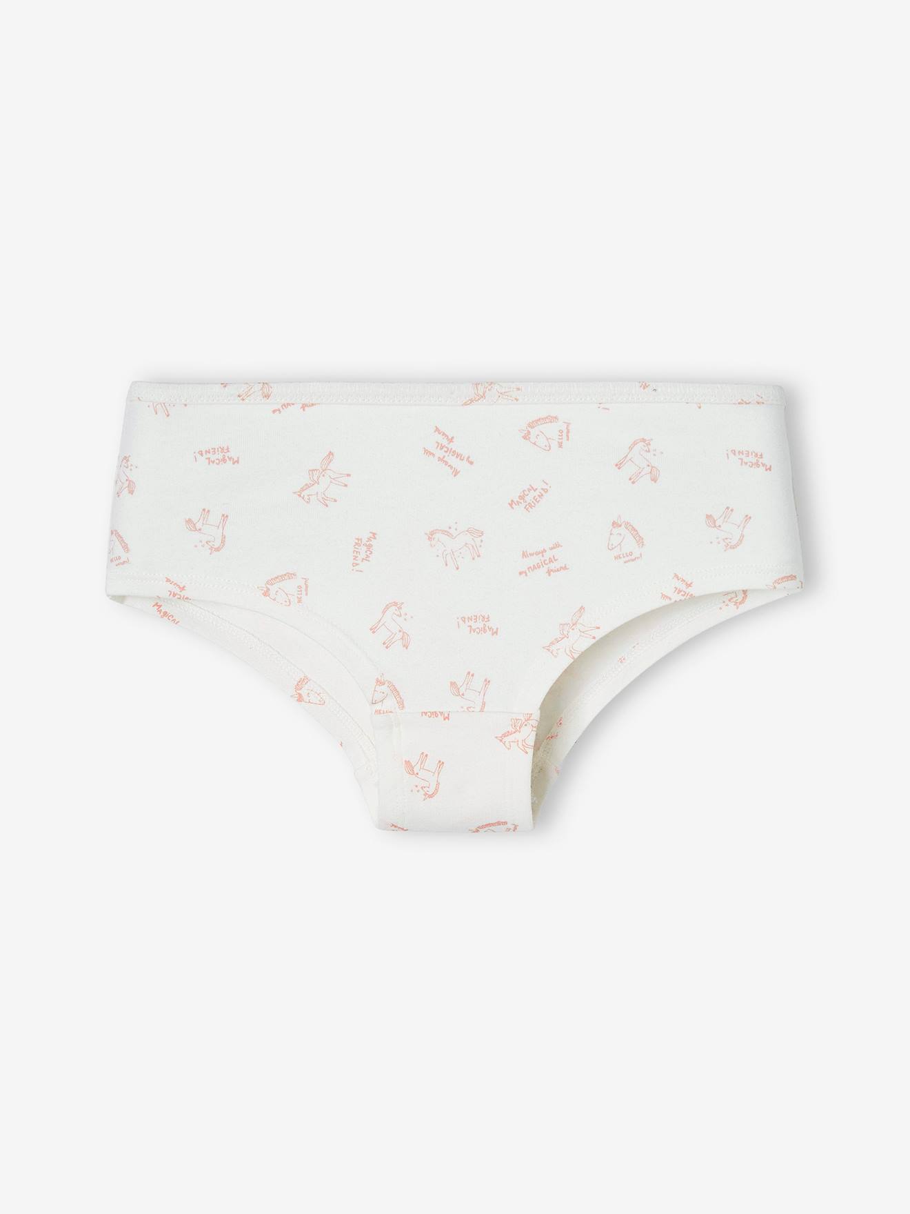 Vertbaudet 5er-Pack Mädchen Shortys Oeko-Tex - zartrosa