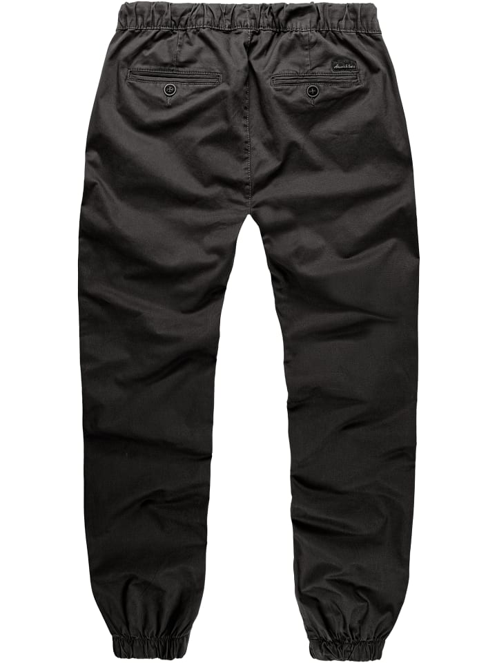 Amaci&Sons Basic Jogger-Chino NEW JERSEY in Schwarz günstig kaufen