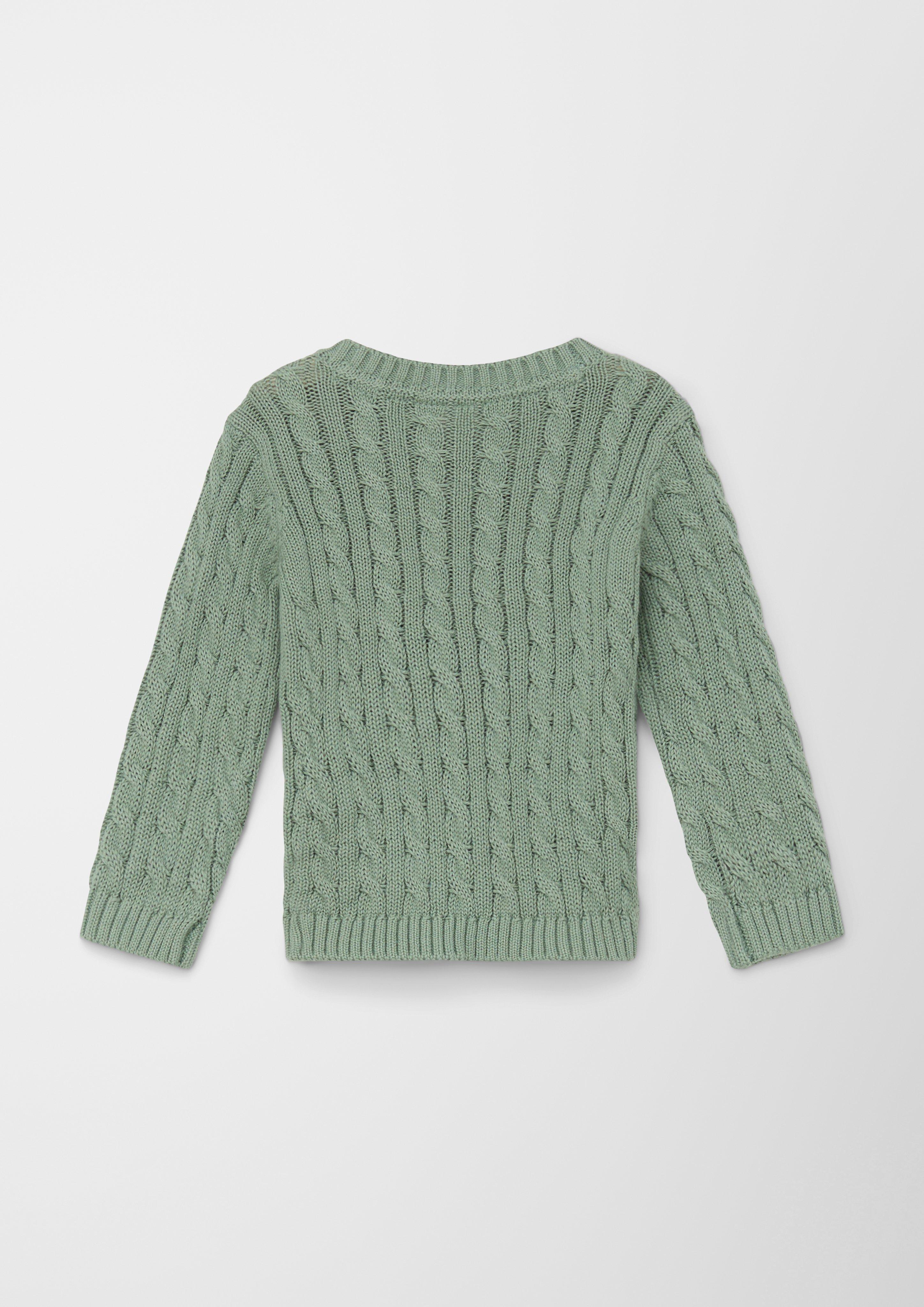 Pullover mit Strickmuster  2122447-7223