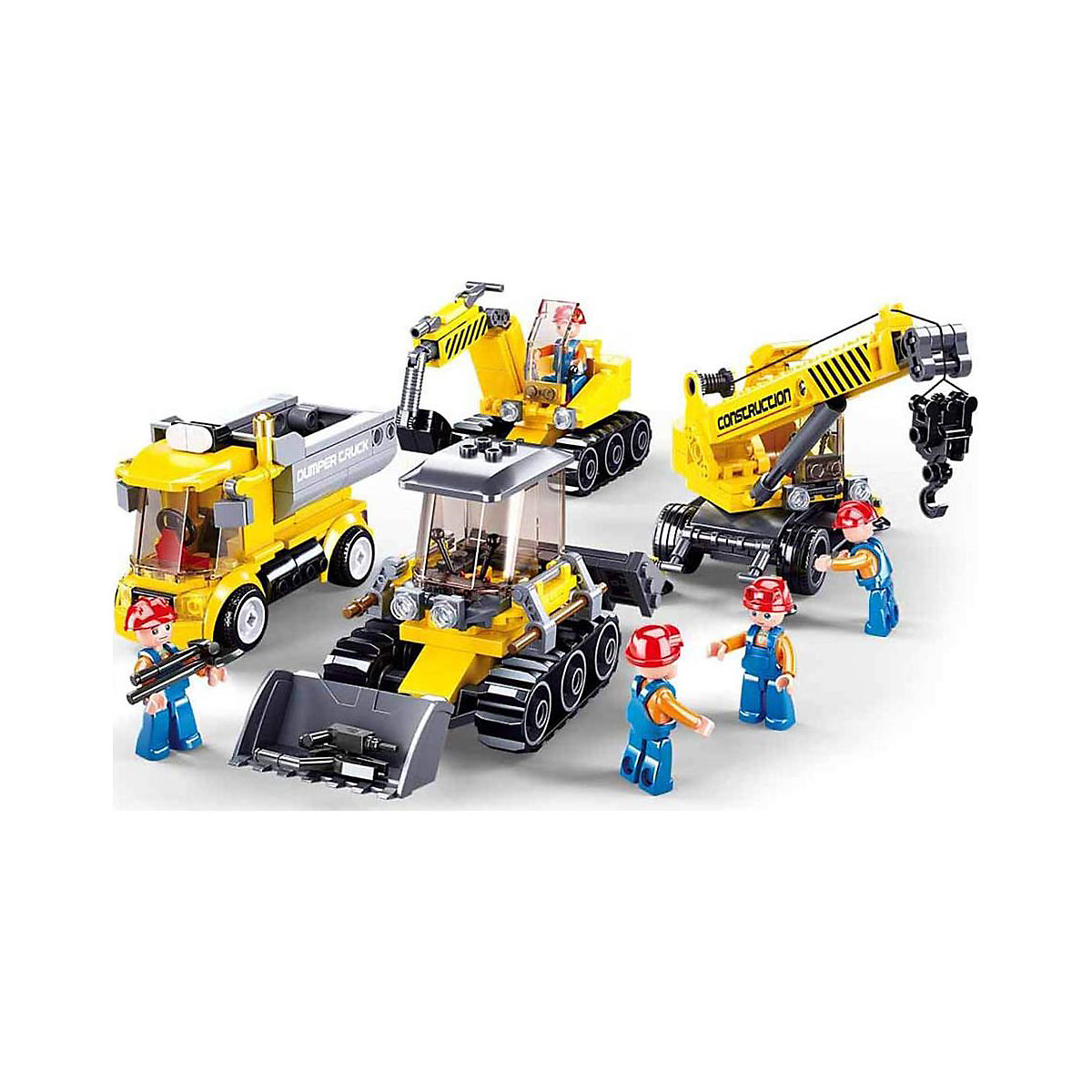 Baustellenfahrzeuge Set (463 Teile)