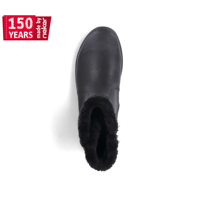 Rieker Damen Kurzstiefel tiefschwarz