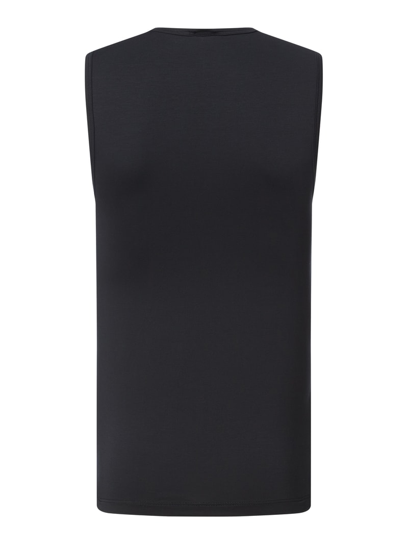 Tanktop aus Lyocellmischung in schwarz