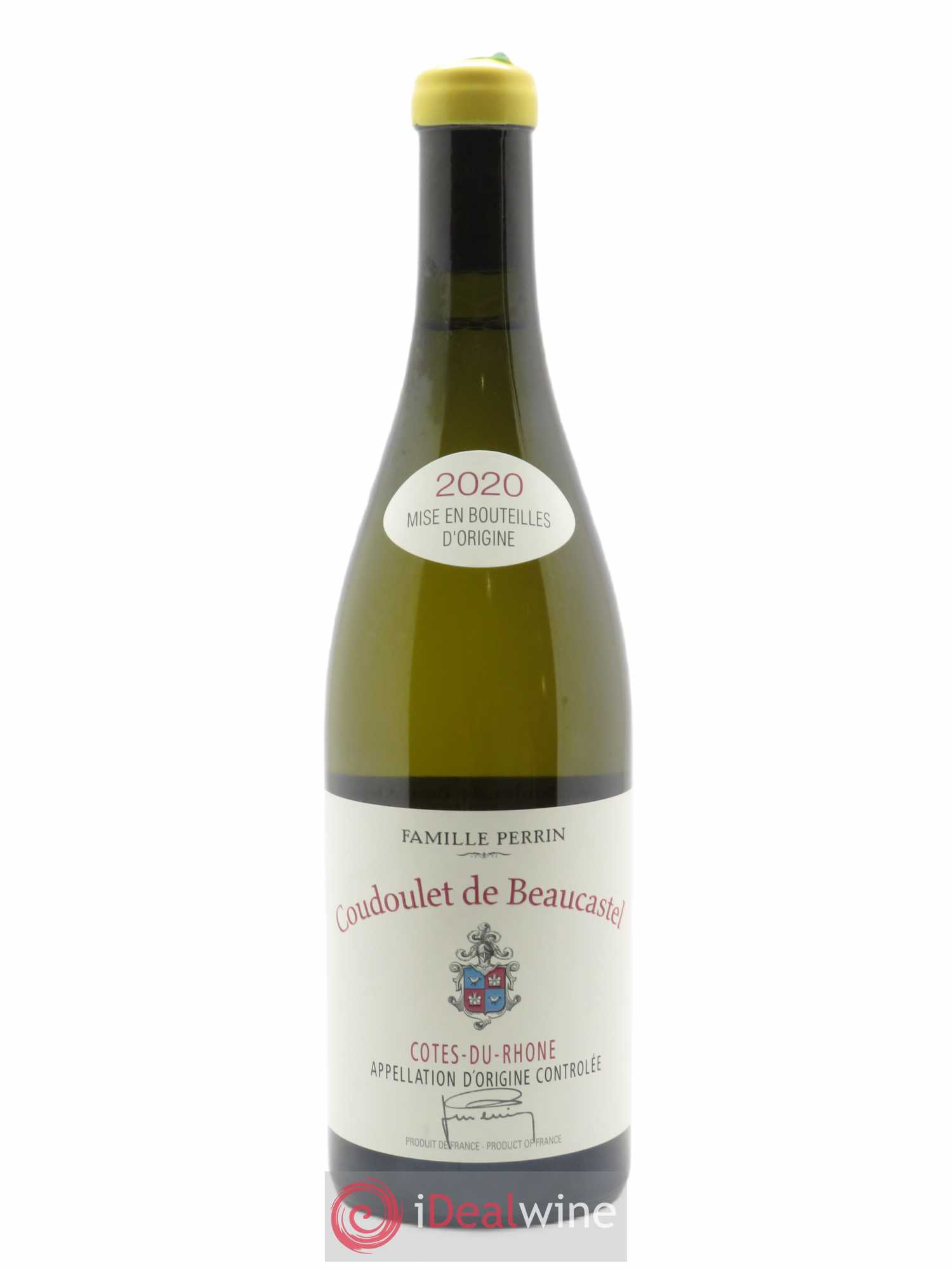 Côtes du Rhône Coudoulet de Beaucastel Famille Perrin  2020 - Lot de 1 Bouteille