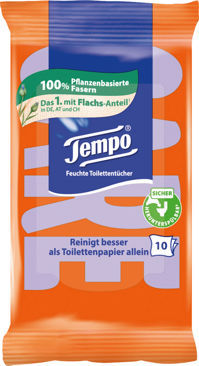 Feuchtes Toilettenpapier Reisegröße, 10 St