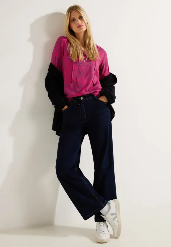 CECIL Paisley Viskose Bluse