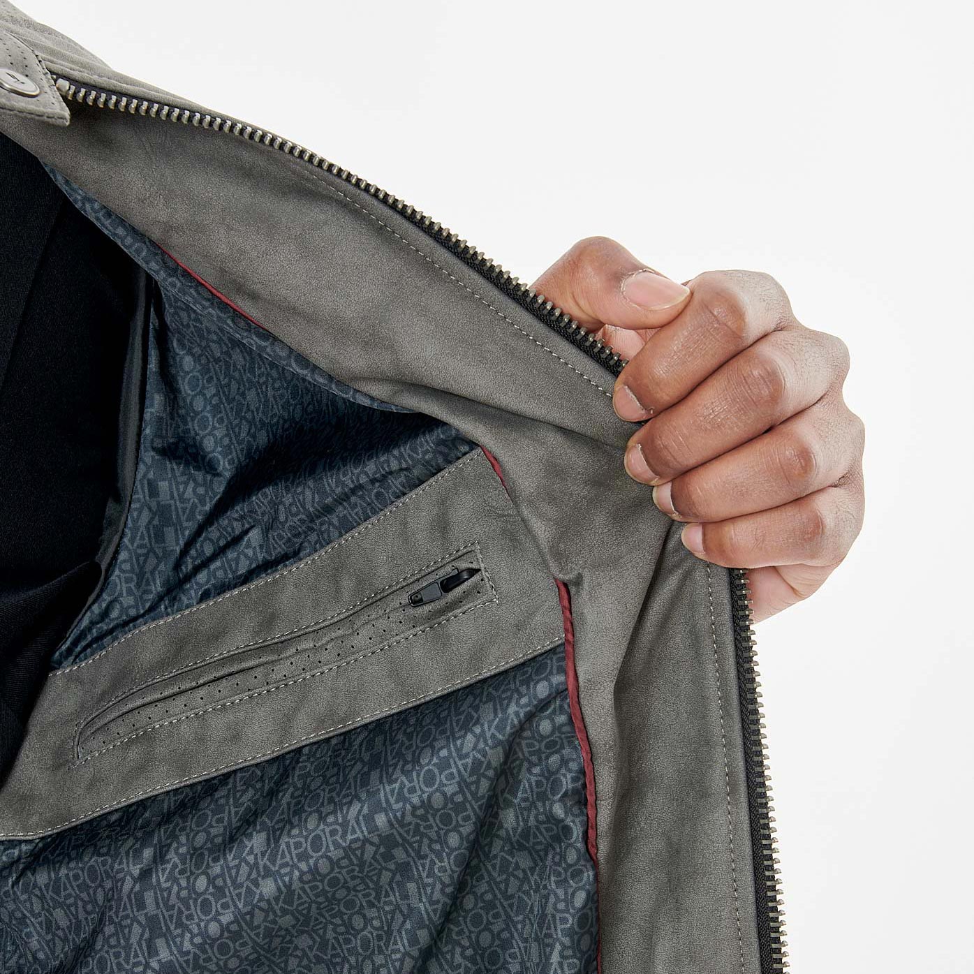 VIRAK  Blouson gris homme
