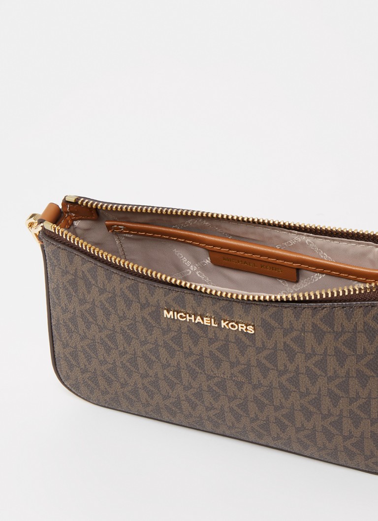 Michael Kors Jet Set keskikokoinen olkalaukku logopainatuksella