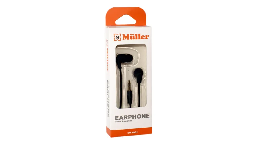 MUELLER Ohrhörer In-Ear Schwarz