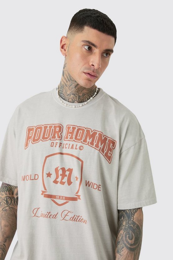 Tall zerrissenes Oversize T-Shirt
