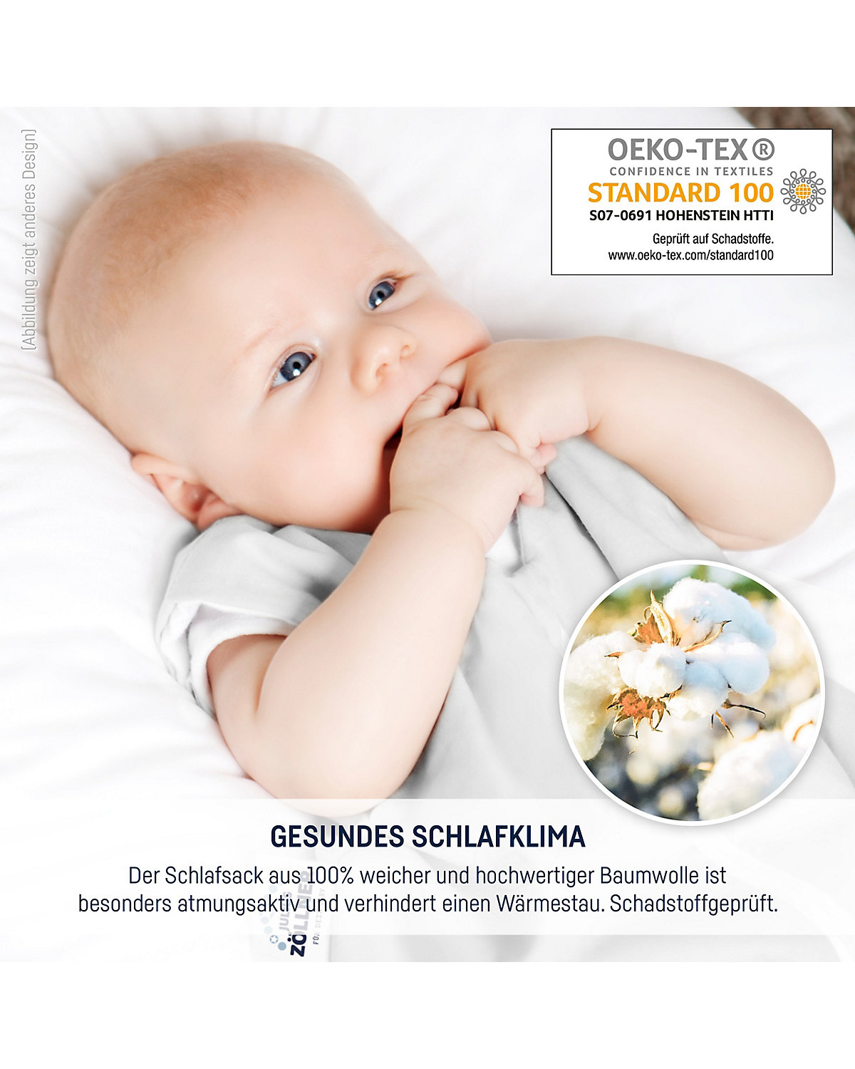 Schlafsack, 70 cm, Rosalie - TOG 2,5