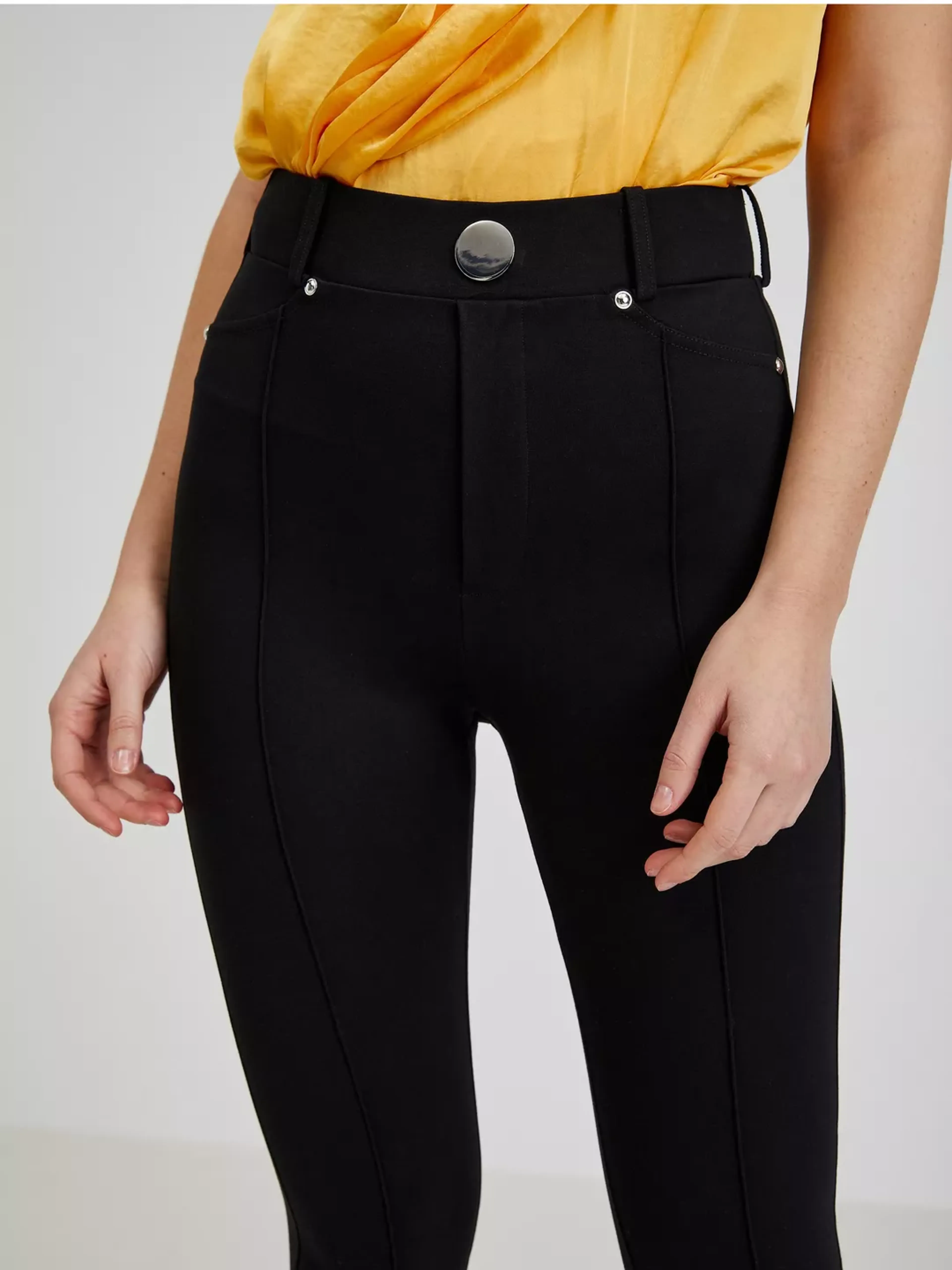 Schwarze Damen-Jeggings-Hose ORSAY