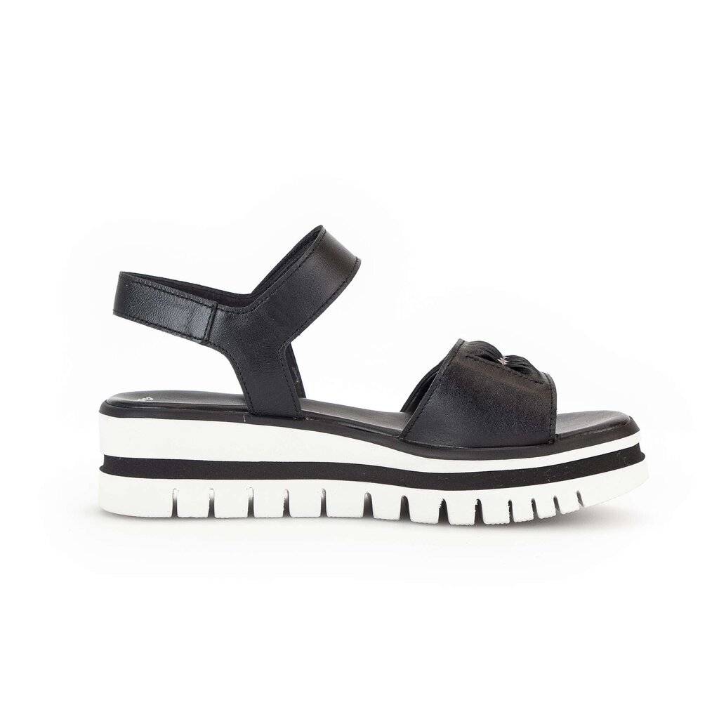 Gabor fashion Plateau Sandale schwarz