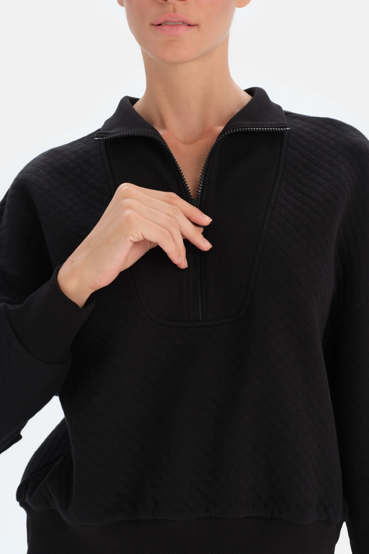 Dagi  Sport-Sweatshirt - Schwarz - Regular Fit