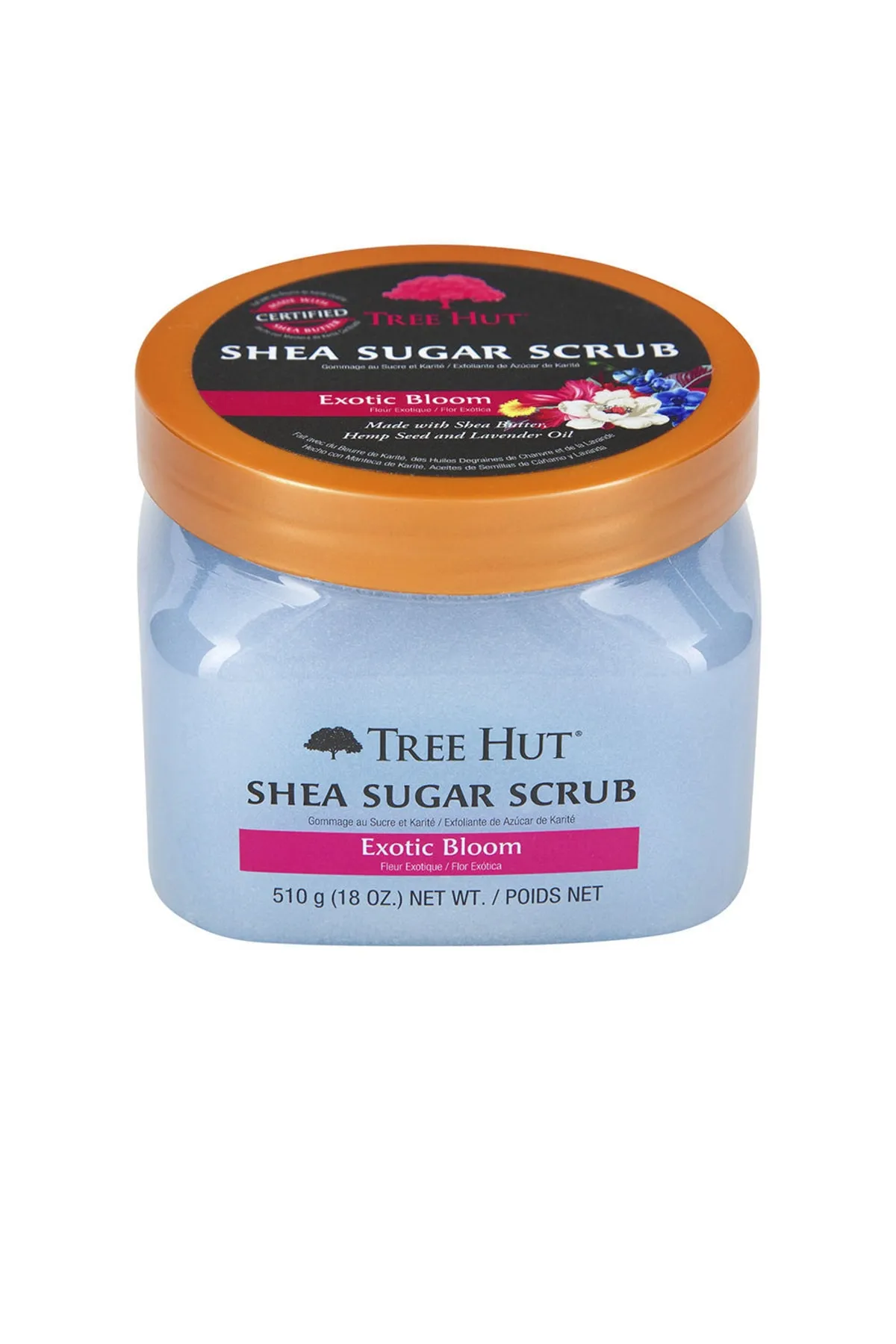 TreeHut  Exfolierendes Zuckerpeeling Exotische Blume 510 Gr 510 g