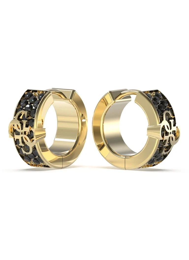 GUESS Crystal Hoop Earrings JUME03233JWYGBKT-U
