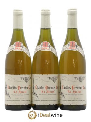 Chablis 1er Cru La Forest Vincent Dauvissat (Domaine)  2000 - Lot de 3 Bouteilles