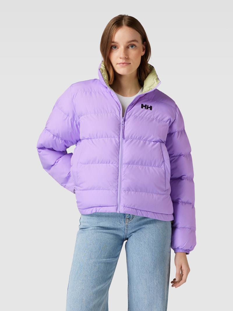 Steppjacke mit Wendefunktion in flieder