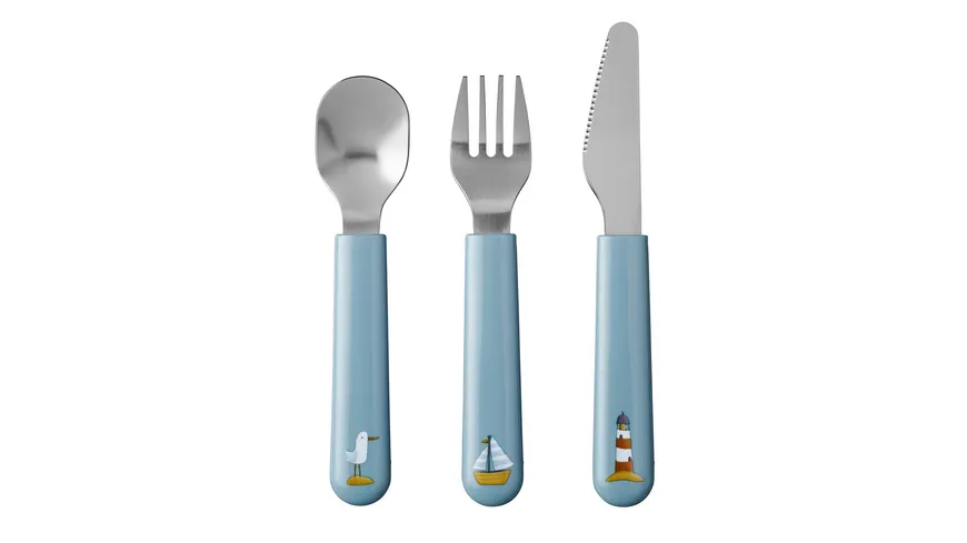 MEPAL Mio Kinderbesteck Set 3-tlg. Sailors Bay