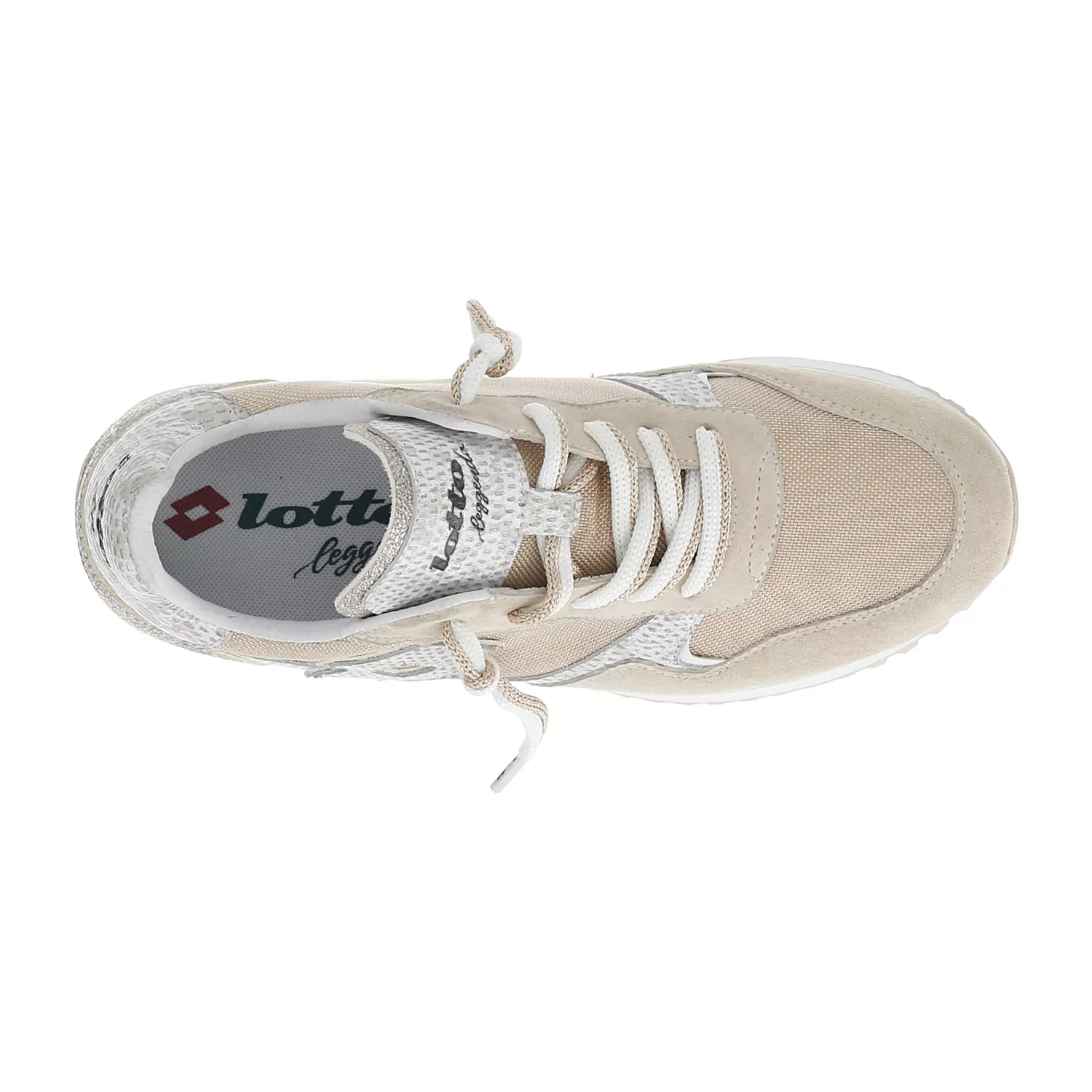 TOKYO WEDGE II SHINY MED TAPIOKA VIT/GYLLENE MANDEL