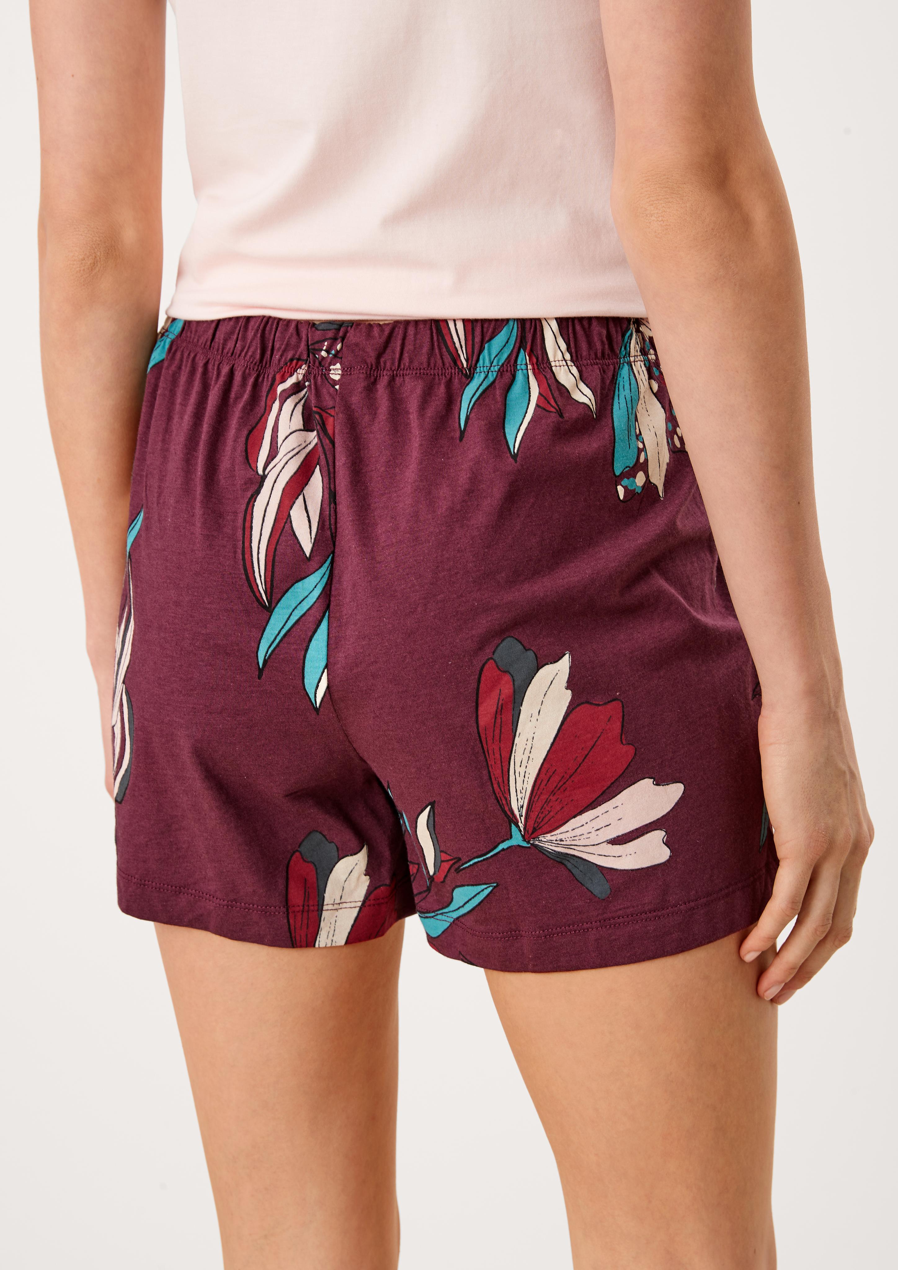 Pyjamashorts aus Viskose  6006459-46A1