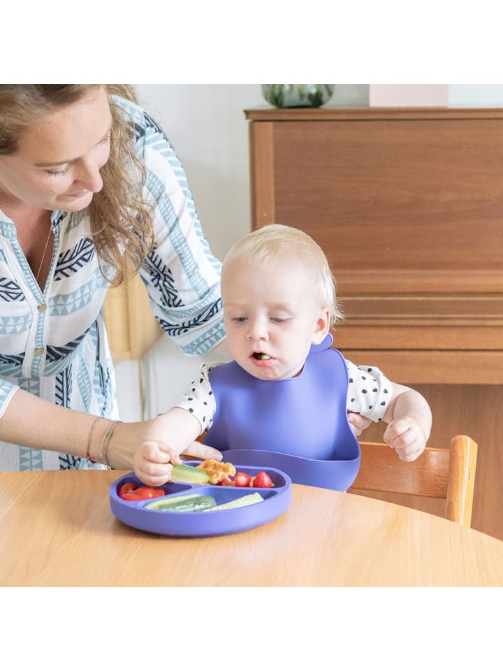 Kindsgut  Silikonlätzchen in Lila günstig kaufen onesize