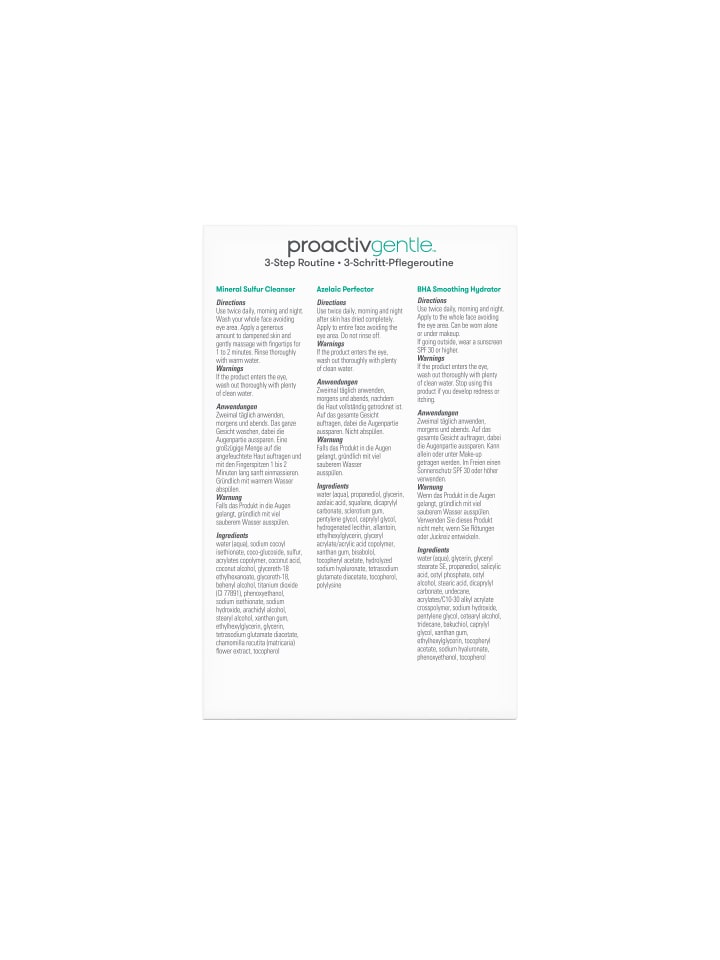 proactiv Gesichtspflege Gentle 60 Day Kit 240 ml in Ohne Farben günstig kaufen onesize