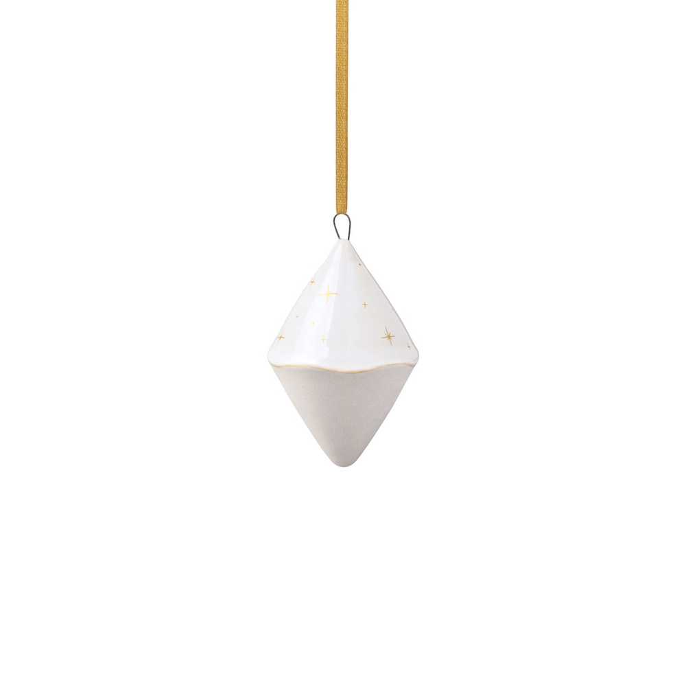 like. by Villeroy & Boch Ornement double cône Winter Glow Décoration