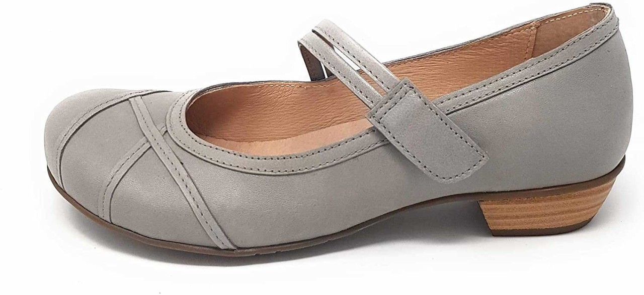 BRAKO Spangenpumps grau