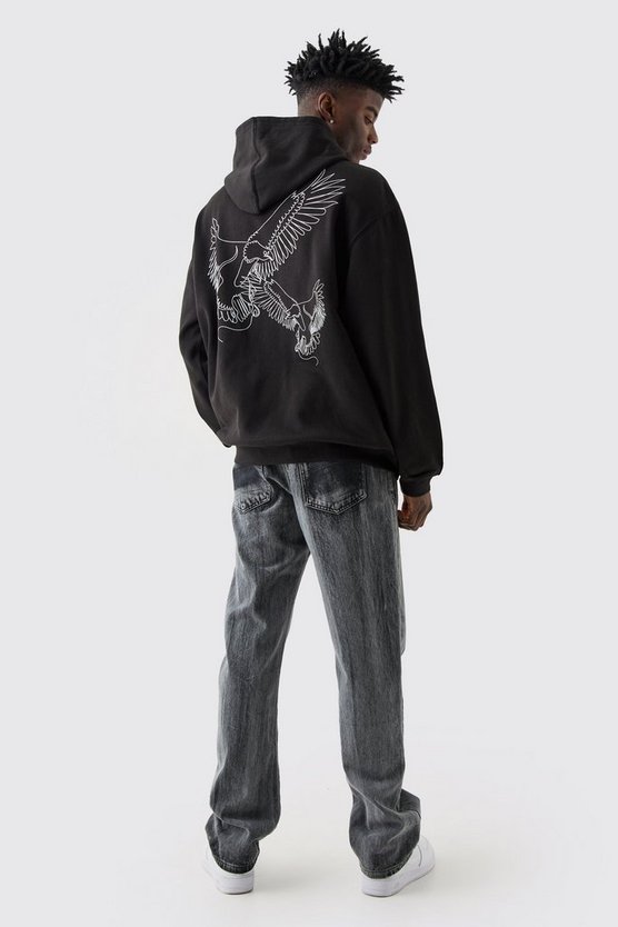 Oversize Hoodie mit Print