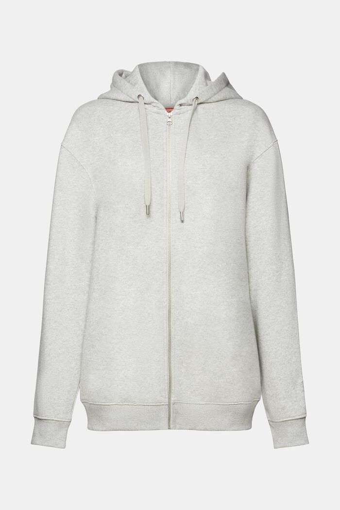 Recycelt: Oversize Hoodie mit Reißverschluss