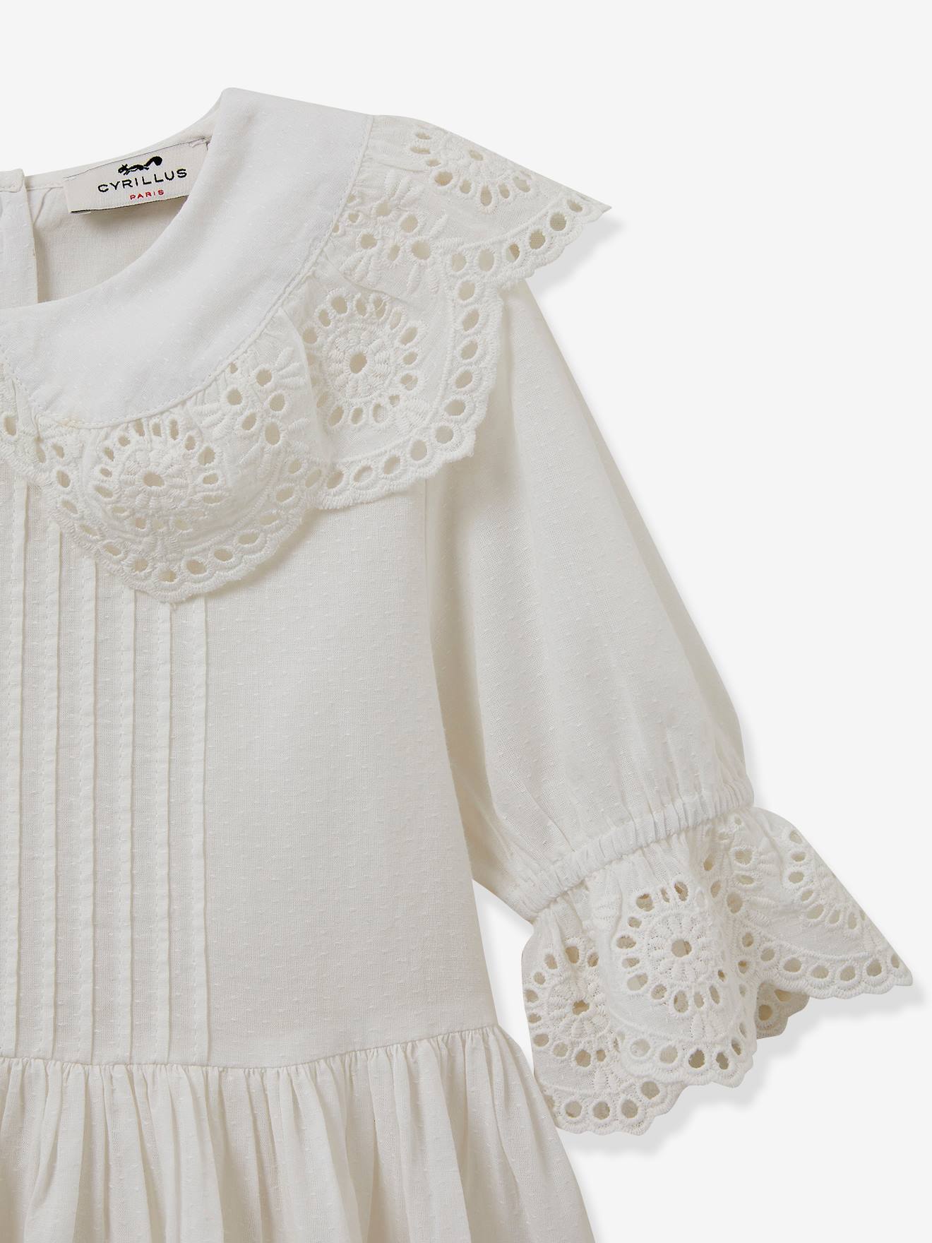 Cyrillus Festliches Mädchen Kleid ADELINE CYRILLUS - weiß