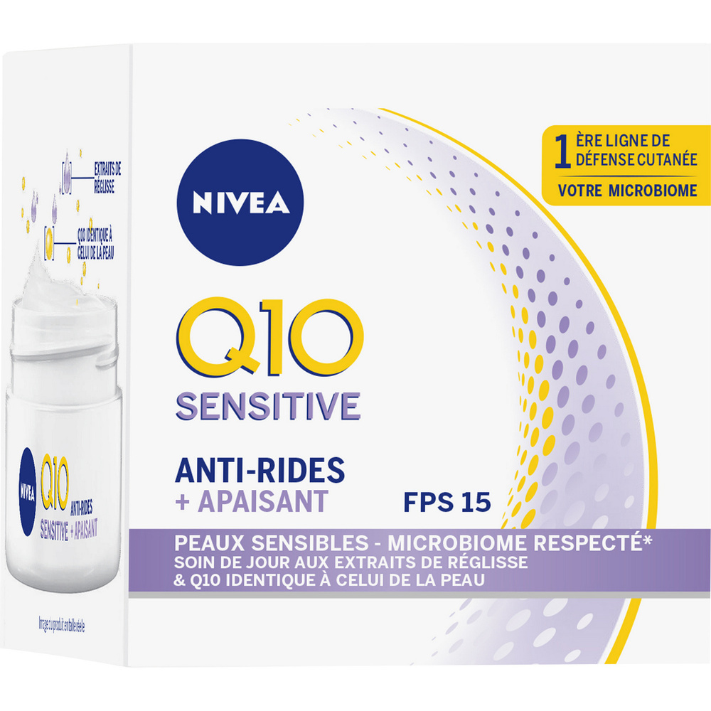nivea Q10 POWER - Crème jour Sensitive Crème visage anti-âge