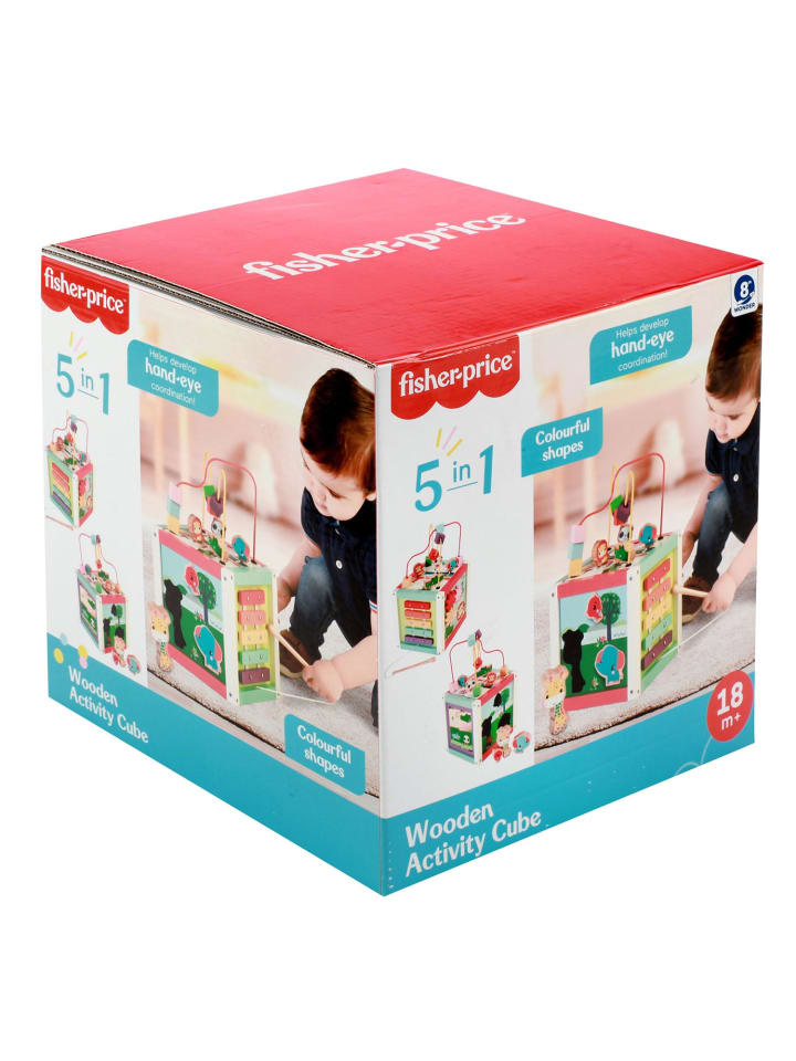 Fisher-Price Holz-Aktivitätswürfel 5in1 in bunt günstig kaufen onesize
