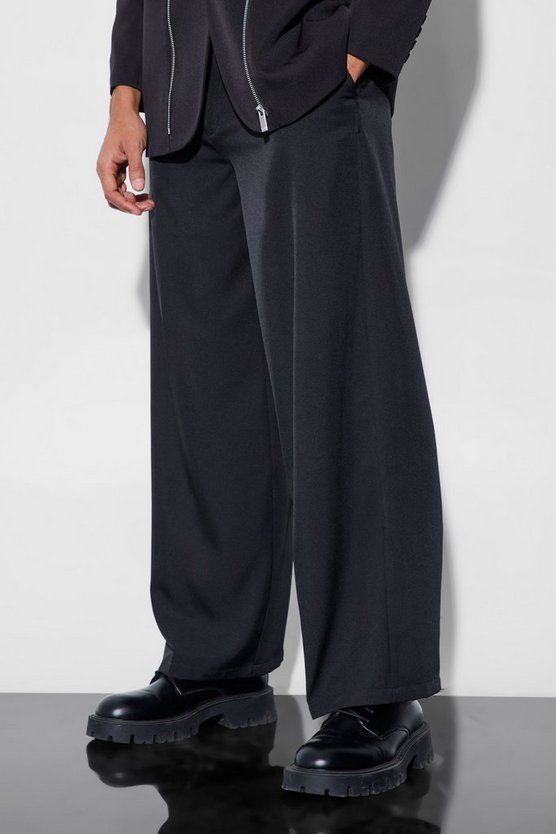 Oversize Hose mit weitem Bein